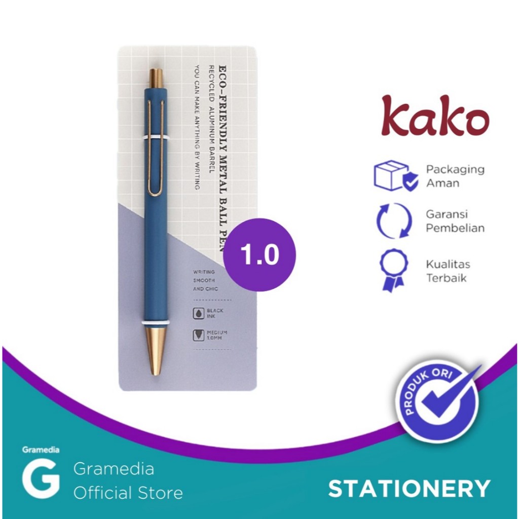 

Kako Eco-Friendly Metal Pen Blue Kkef-Bl