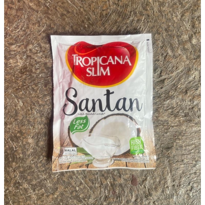 

tropicana slim santan less fat