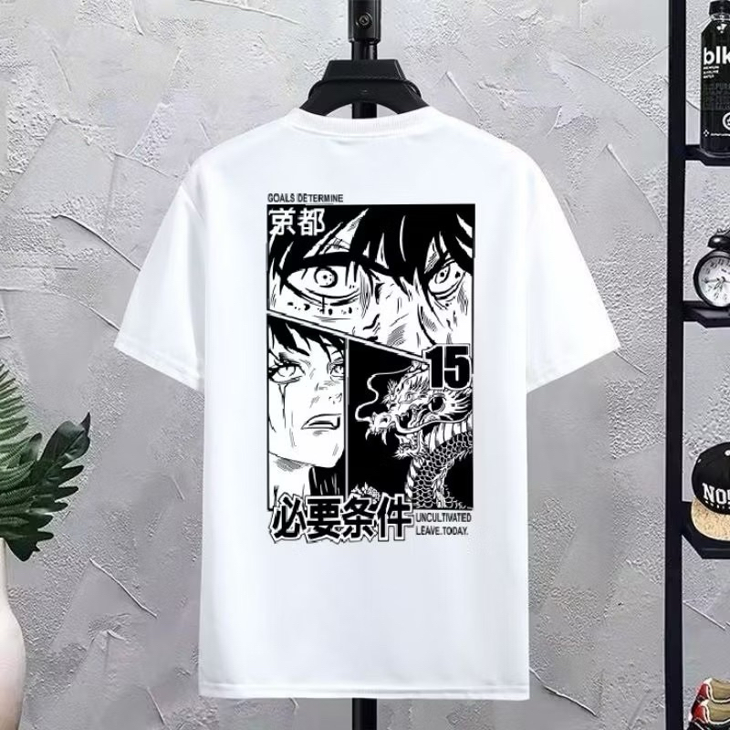 KAOS PRIA LENGAN PENDEK GAMBAR ANIME BAJU KAOS COWOK ANIME KOMIK