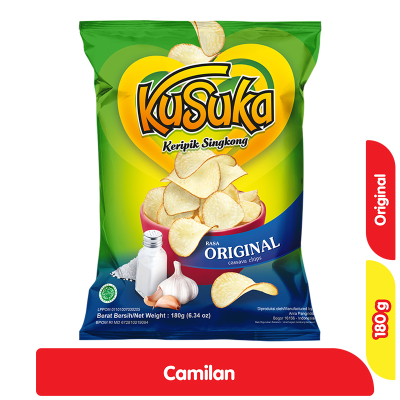 

KuSuka Keripik Singkong Original Pack 180 gr