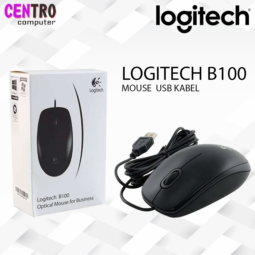 LOGITECH B100 MOUSE USB  KABEL mouse logitech B100
