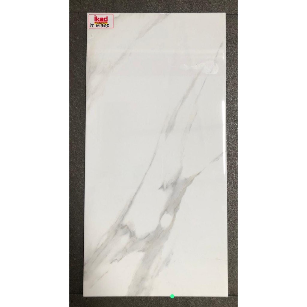 Ikad Keramik putih corak glossy 30x60 IKAD DT61305