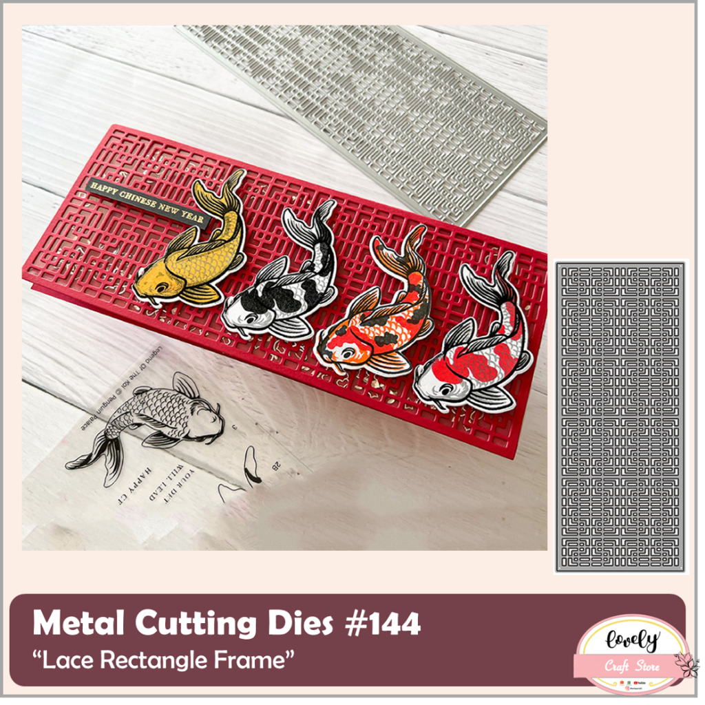 

Baru Lovelycraftstore Metal Cutting Dies No #144 ~ Cetakan Stensil Metal Cutting Dies Seri Bunga