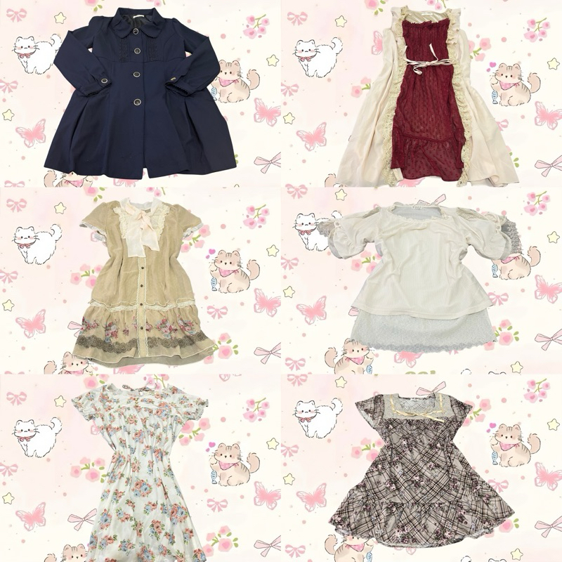 axes femme rosa cheri liz lisa lizmelo kawaii vintage retro morikei dress coat blouse