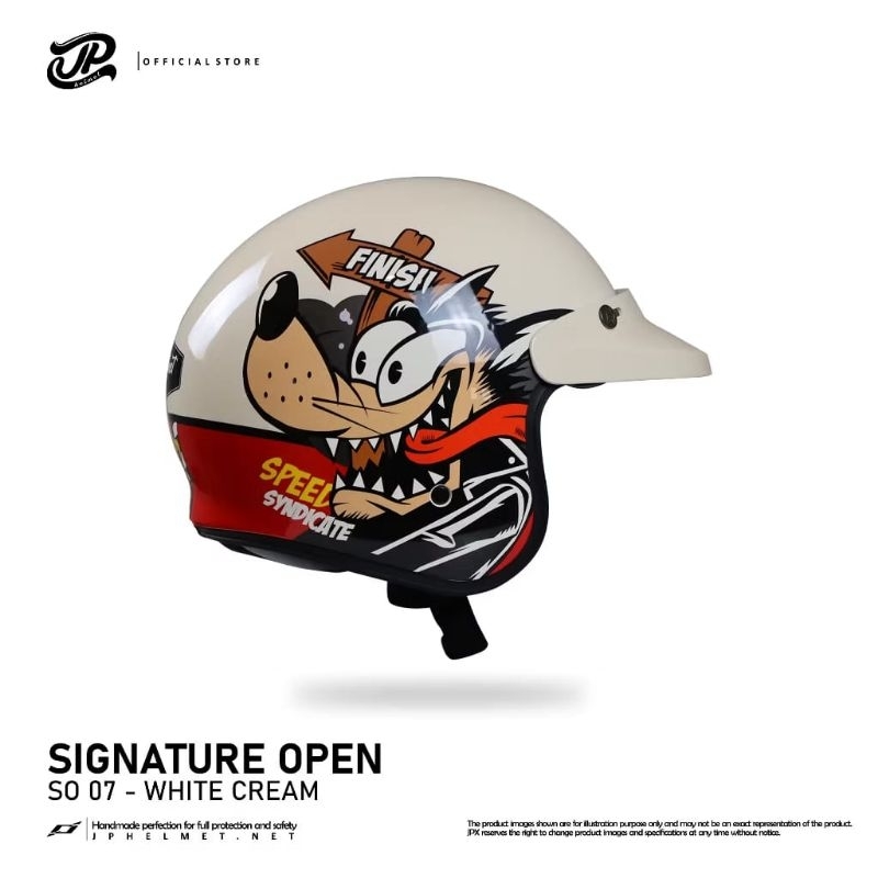 Helm retro JP signature SO 7 cream