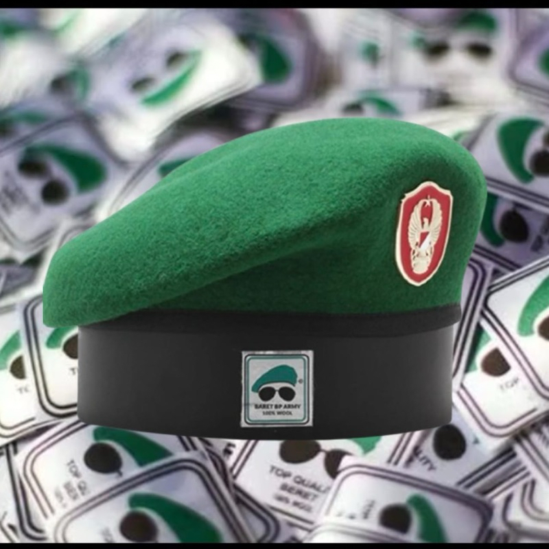 Baret TNI AD - KARTIKA EKA PAKSI orginal logo kacamata