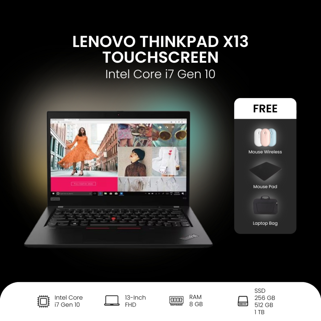 Lenovo Thinkpad X13 Core i7 Gen 10 Touchscreen