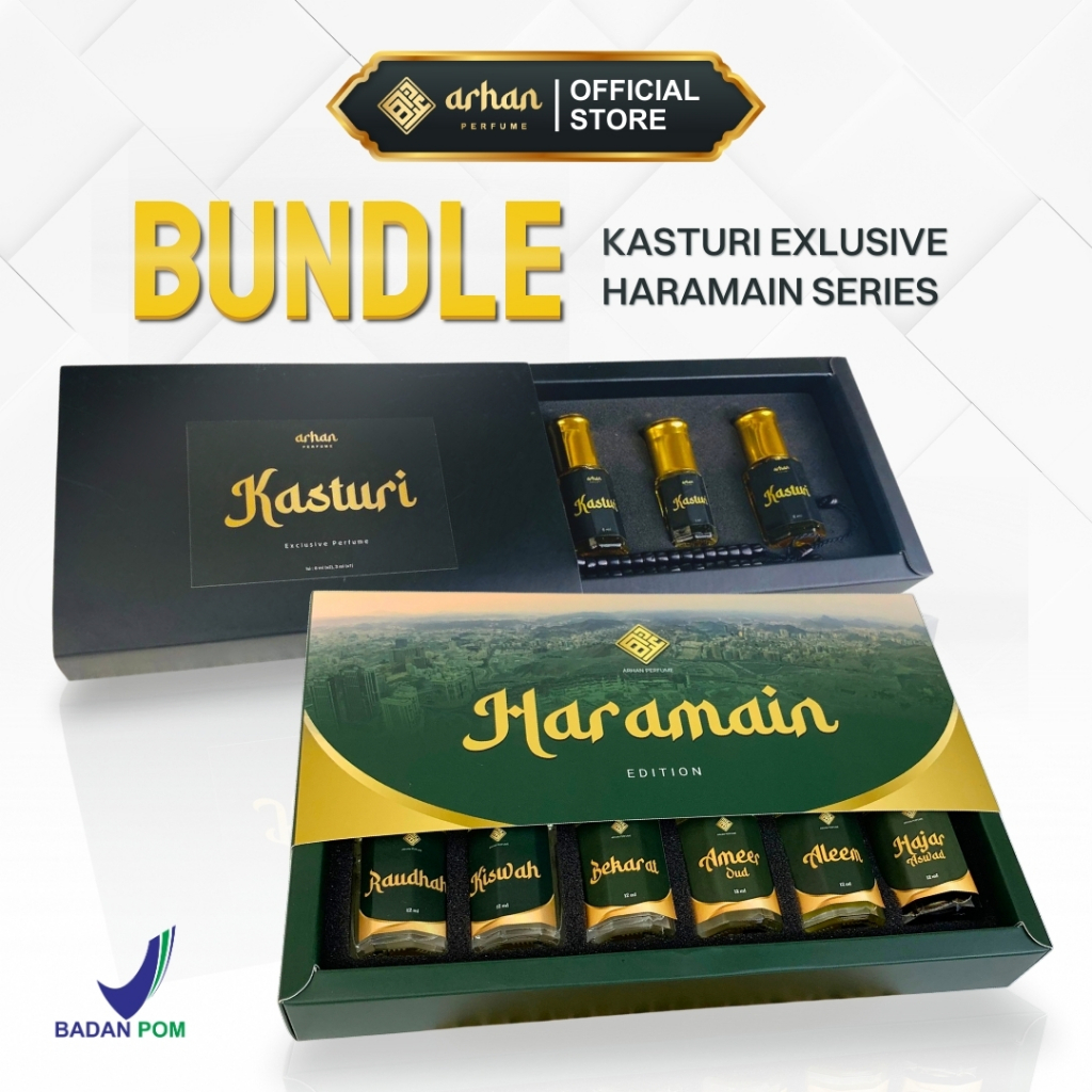 ARHAN Paket Bundling Haramain Series & Kasturi Exclusive