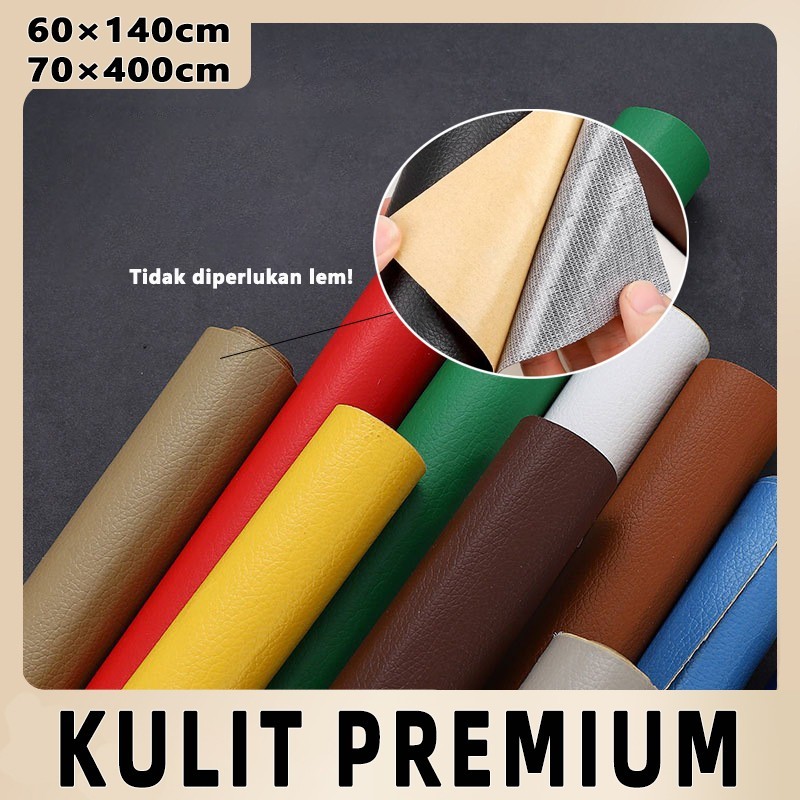 Stiker Kulit Tambal Sofa Jok Motor Mobil Rusak Robek Tahan Gores