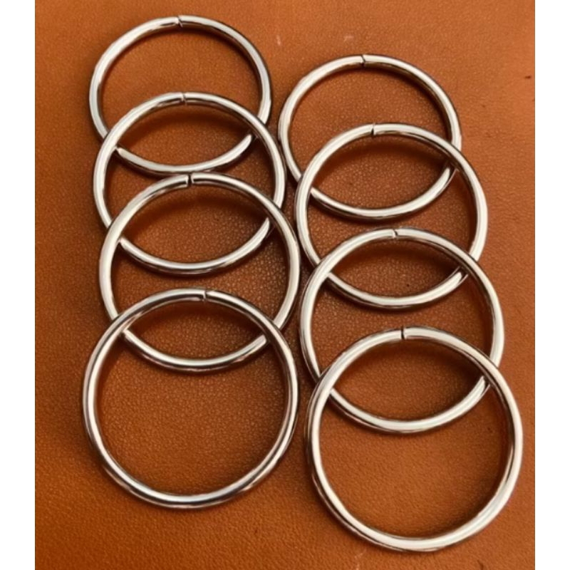 Ring Bulat Besi Tas Gantungan Tebal (pc)