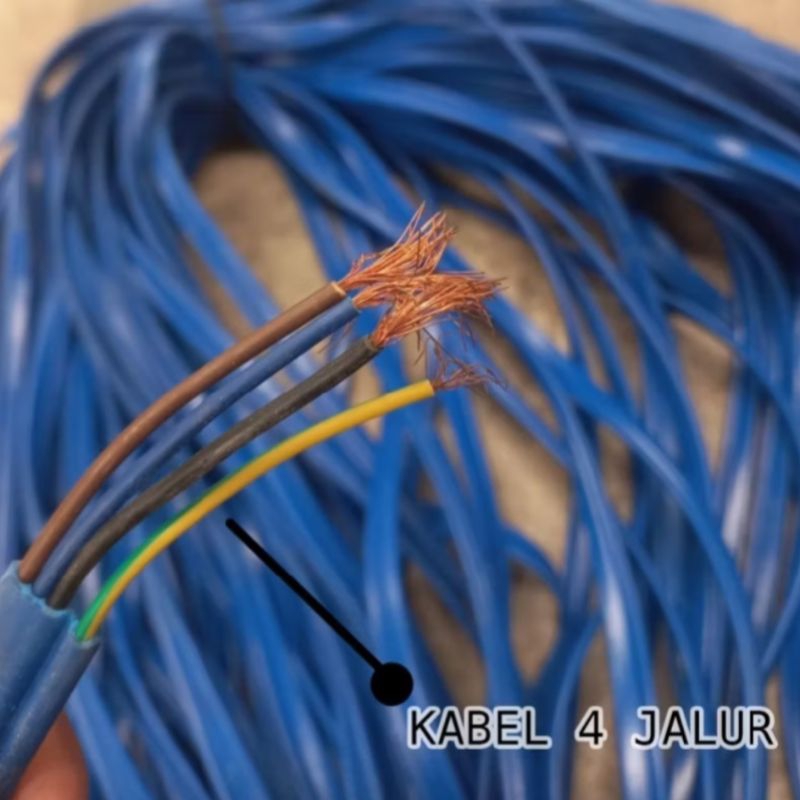 Kabel Sumur Sibel 4 Jalur Ukuran 1mm Original Copotan