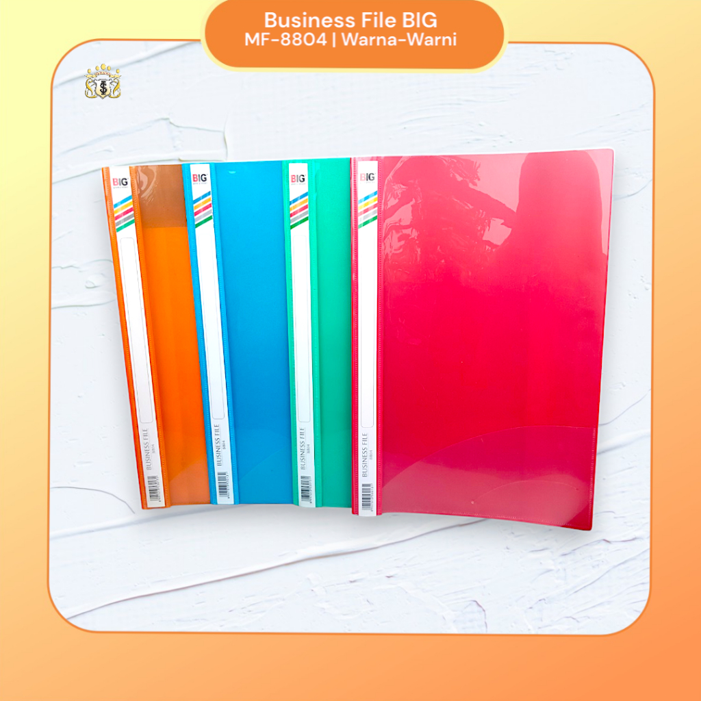 

[ 1 Pack ] Business File BIG Warna / Map Folio Mika / Serbaguna