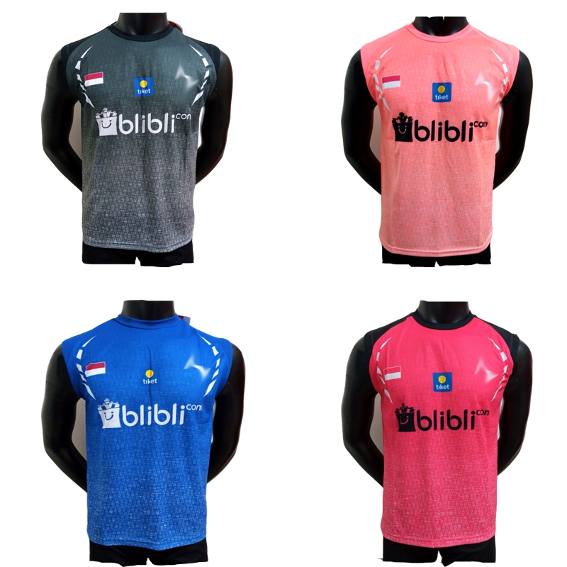 baju singlet badminton L149 PRIA DEWASA - kaos singlet badminton dewasa - Lekbong badminton dewasa
