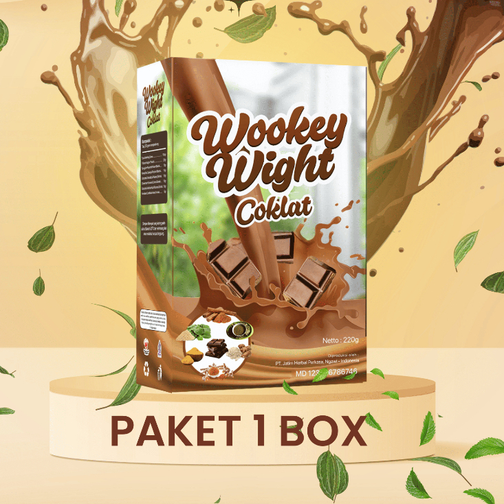 

MURAH MERIAH!!! 1 BOX Wookey Weight - Susu Penambah Berat Badan Rasa Coklat Chocolate 1 Paket