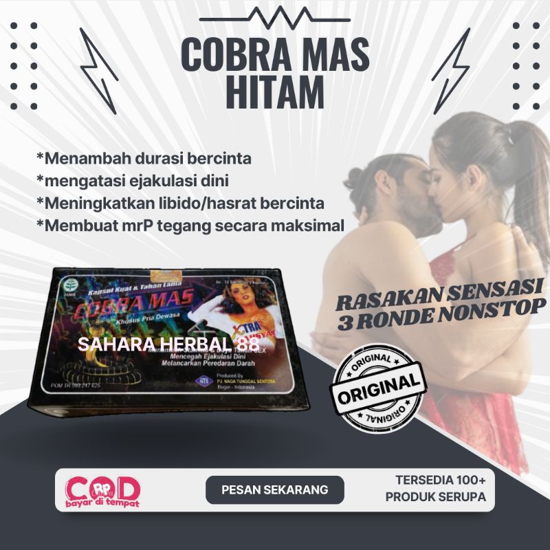 Kapsul Cobra mas isi 10