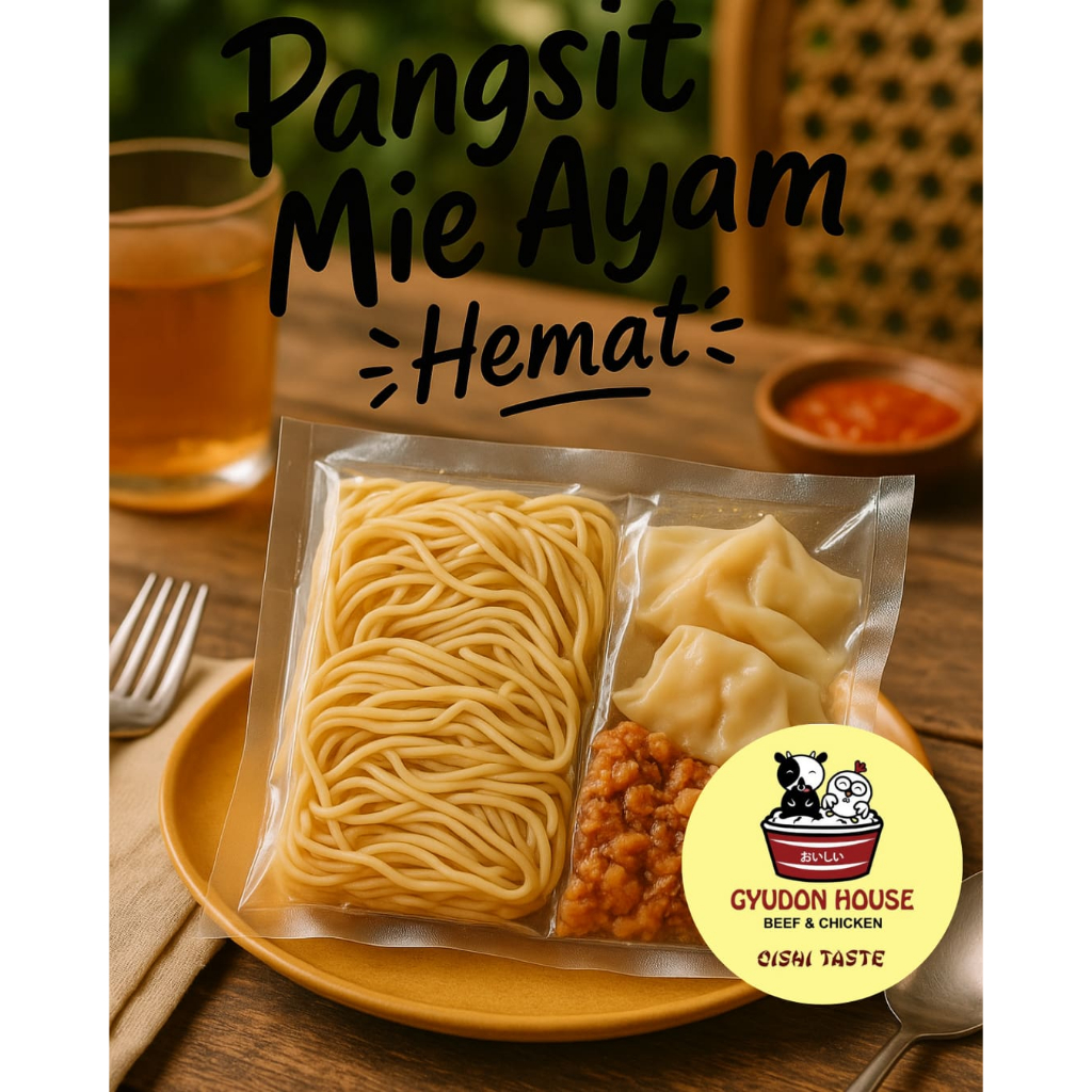 PANGSIT MIE AYAM FROZEN - GYUDON HOUSE