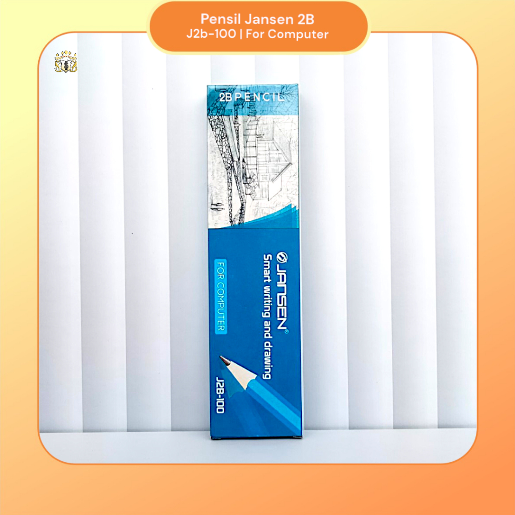 

[ 1 Pack ] Pensil Jansen J2B-100 2B / For Computer / Pensil Ujian / Atribut Sekolah