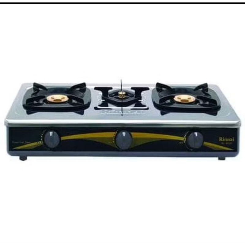 [⭐FREE ONGKIR⭐] Rinnai 603 E stainless 3 tungku 602 Di