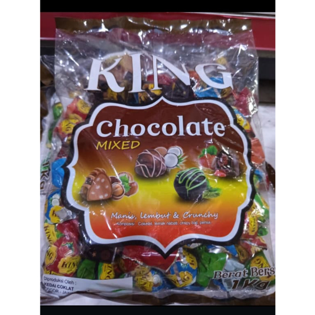 

Coklat Turki Bungkus merk king Premium Mix 1kg Oleh2 Haji Umroh