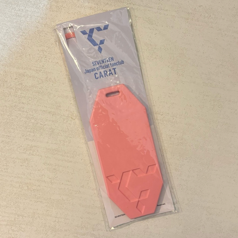 LUGGAGE TAG MERCH JAPAN SEVENTEEN FANCLUB OFFICIAL