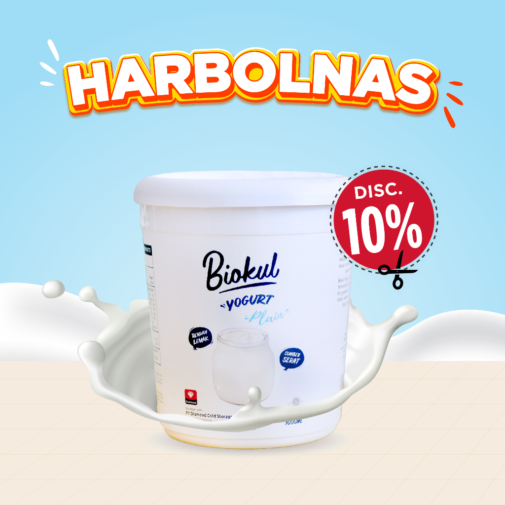 

DISC 10% BIOKUL STIRRED YOGURT PLAIN 1000 ML