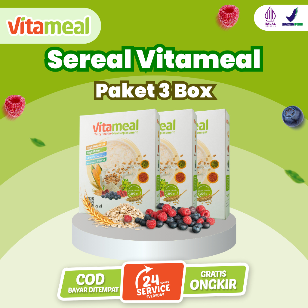 

Vitamil Gula Darah Susu Vitamilk Diabetes Untuk Diet Vitameal Sereal Oat Multigrain Paket 3 Box