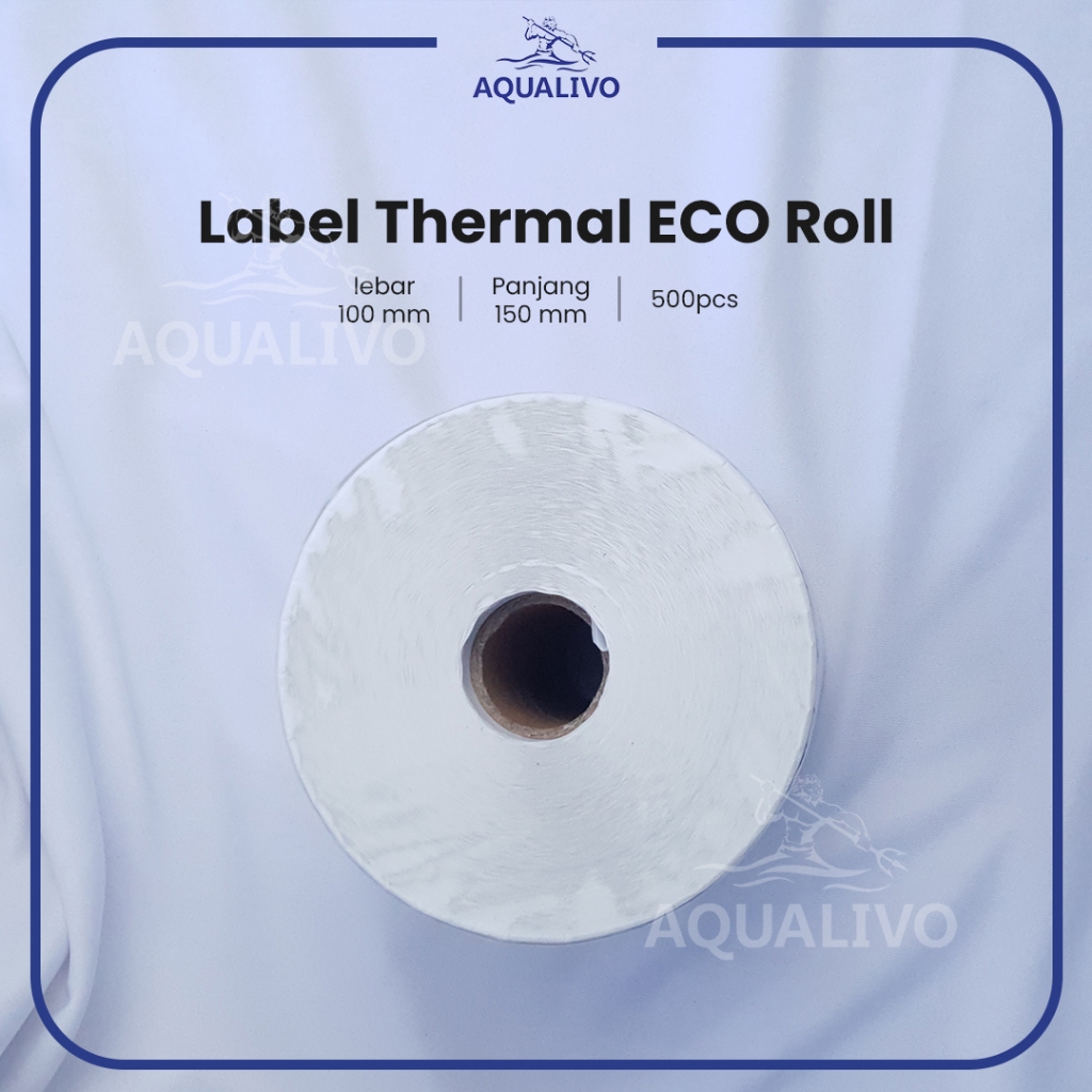 

Label Thermal 4X6 Polos 100x150 mm 500pcs Sticker Resi