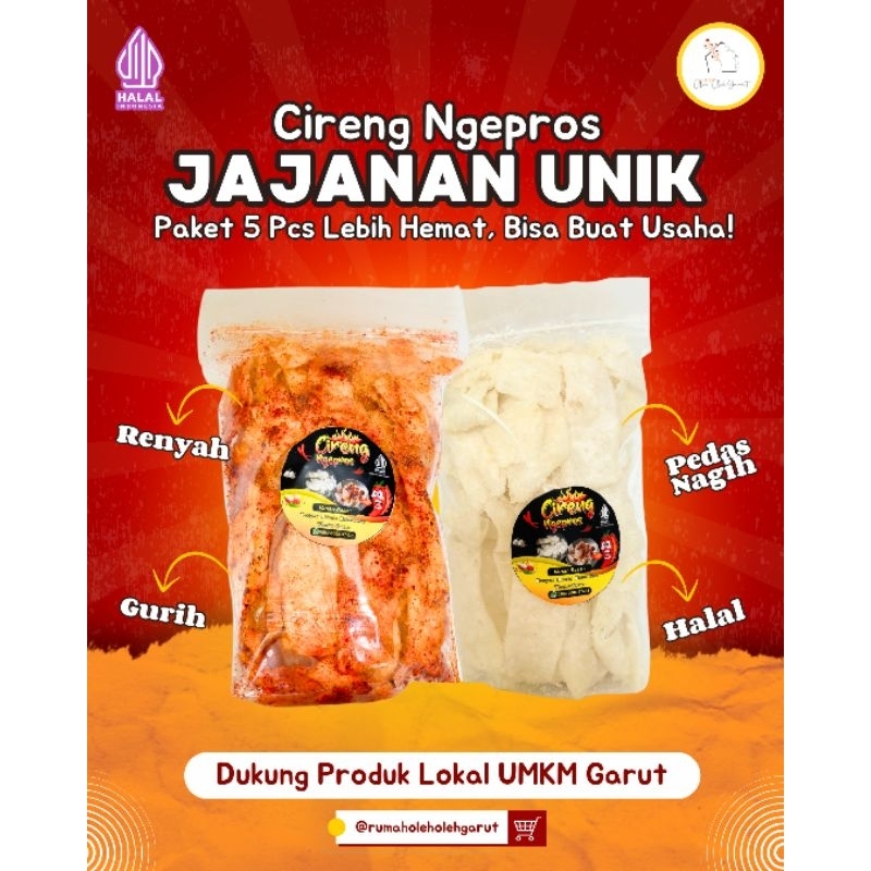 

Cireng Ngepros Tipis / Cireng Goreng Kering / Cemilan Viral / Jajanan Kekinian