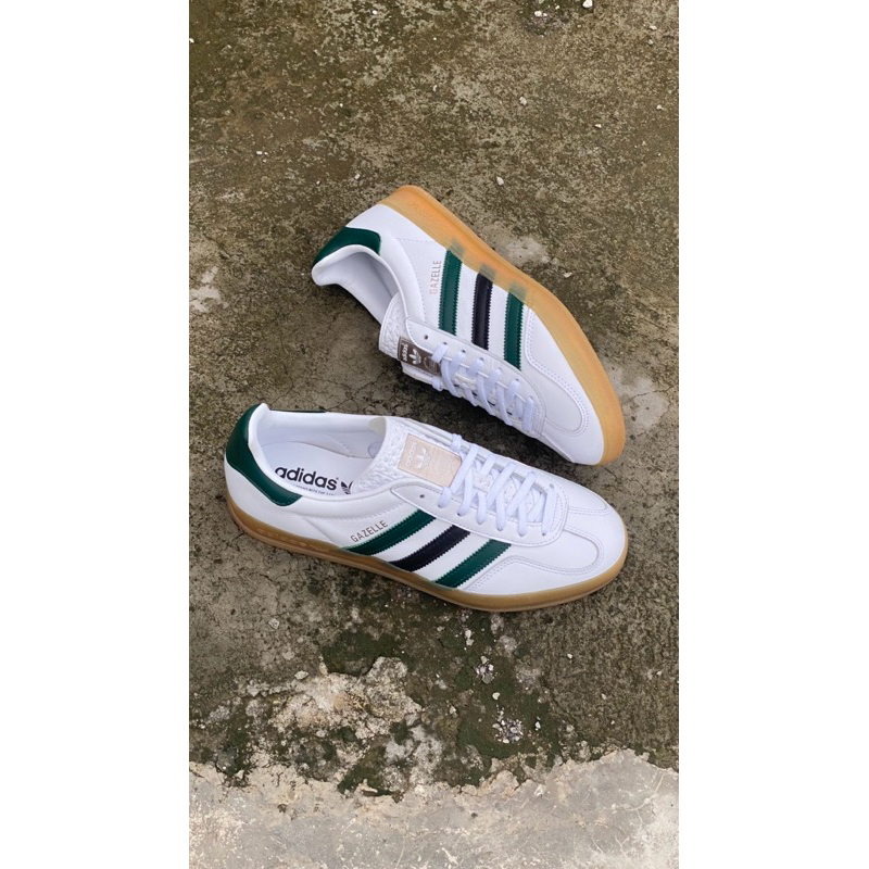 ADIDAS GAZELLE INDOOR WHITE LEATHER