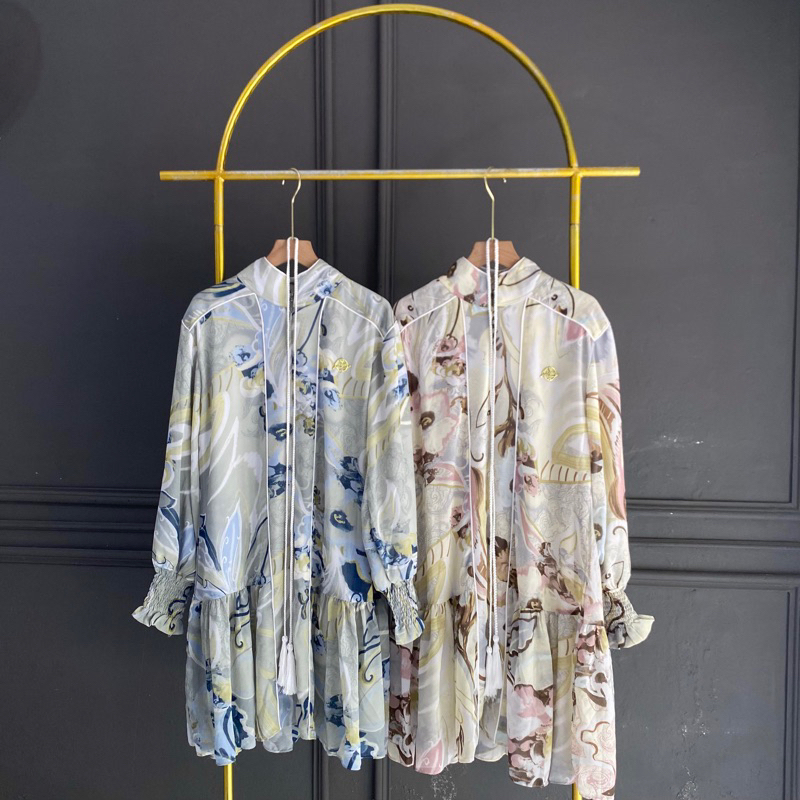 TUNIC LITA - TUNIC - TUNIK PATTERN VINTAGE - TUNIK CERUTI - TUNIK MOTIF - TUNIK WANITA