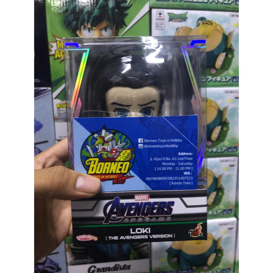 Hottoys Cosbaby Avengers : End Game Loki with Tesseract