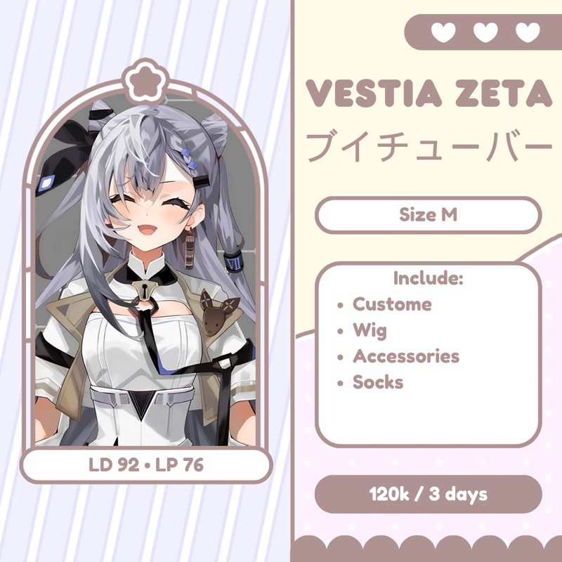 [ RENTAL ] Costume Cosplay Zeta VTuber