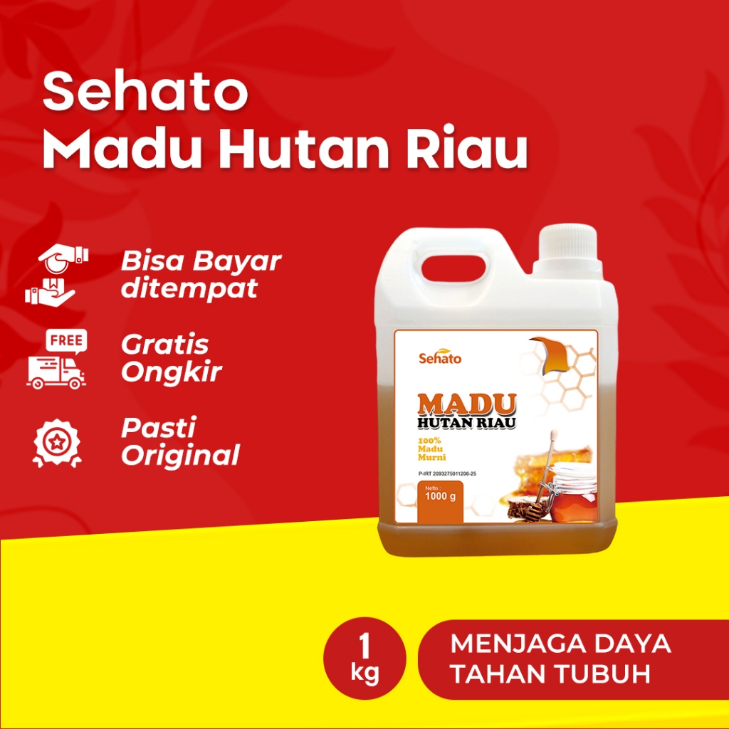 

Madu Hutan Riau 1Kg Orisinil | SEHATO | 100% Madu Hutan Alami