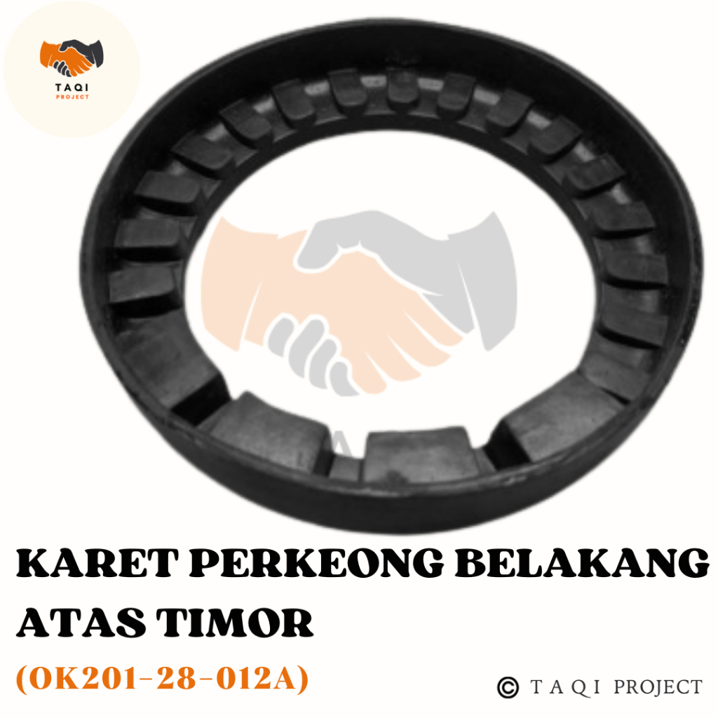 Karet Boot Tatakan Per Keong Belakang Atas Mobil Timor (OK201-28-012A)