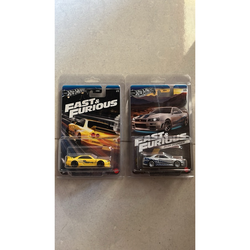 hot wheels fnf r33 & r34 brian o’conner