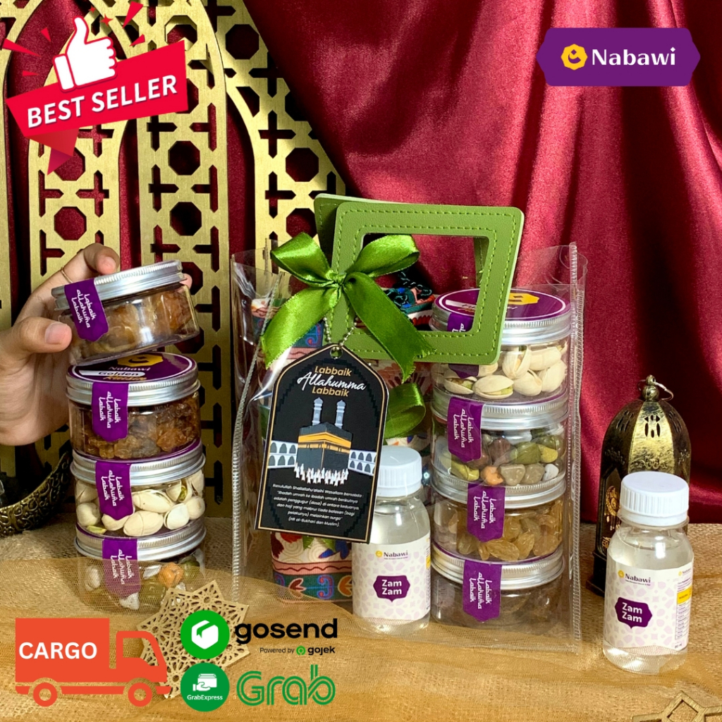 

Hampers Al Khansa Paket Makanan Khas Arab Kacang Kurma Kismis Air Zamzam Oleh-Oleh Haji dan Umroh
