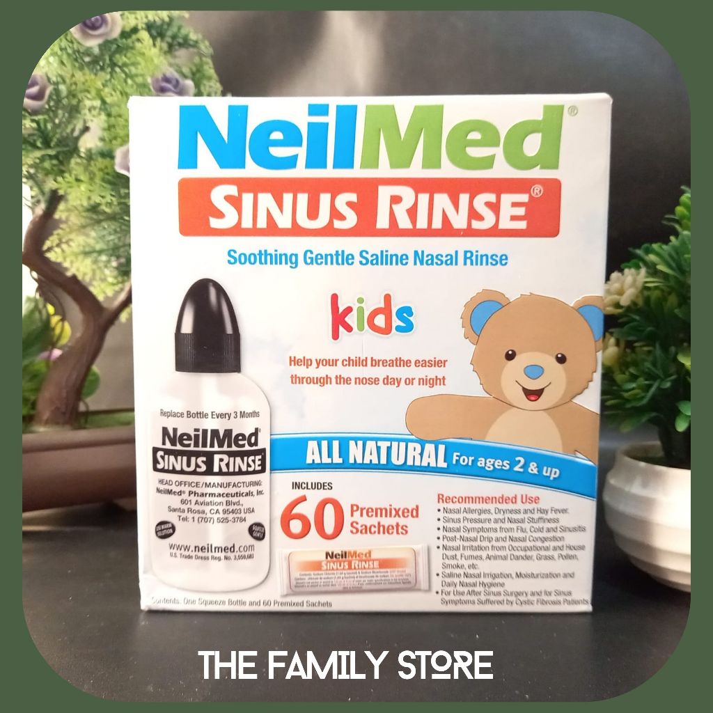 Neilmed Sinus Rinse Kids - Bottle + 60 Sachets /Neilmed Sinus Rinse Kids - Bottle + 30 Sachets/ Cuci