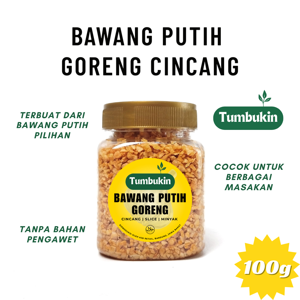 

TUMBUKIN Bawang Putih Goreng Cincang 100g