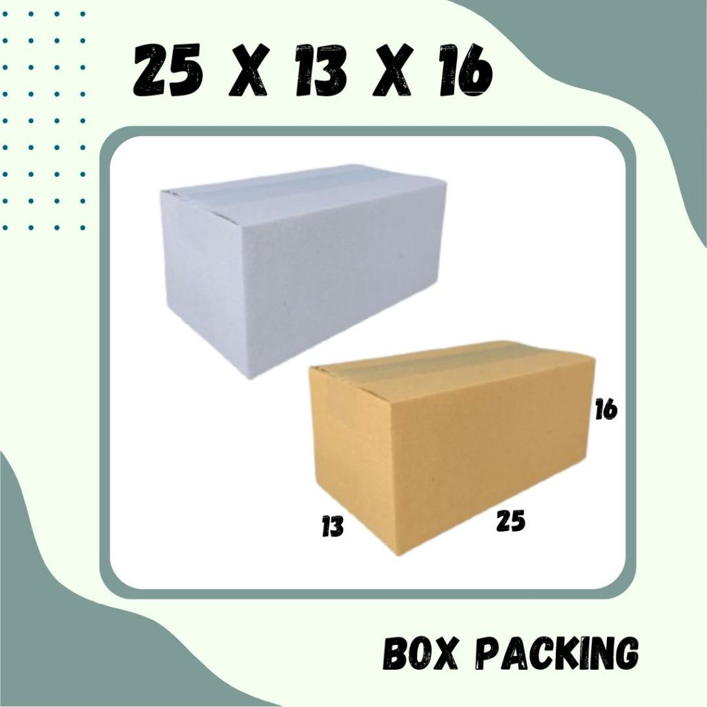 

Box 25x13x16 Kardus Packing A1 Olshop Karton Dus Souvenir Kotak Kemasan Sparepart Jamu Madu Assesoris Kosmetik
