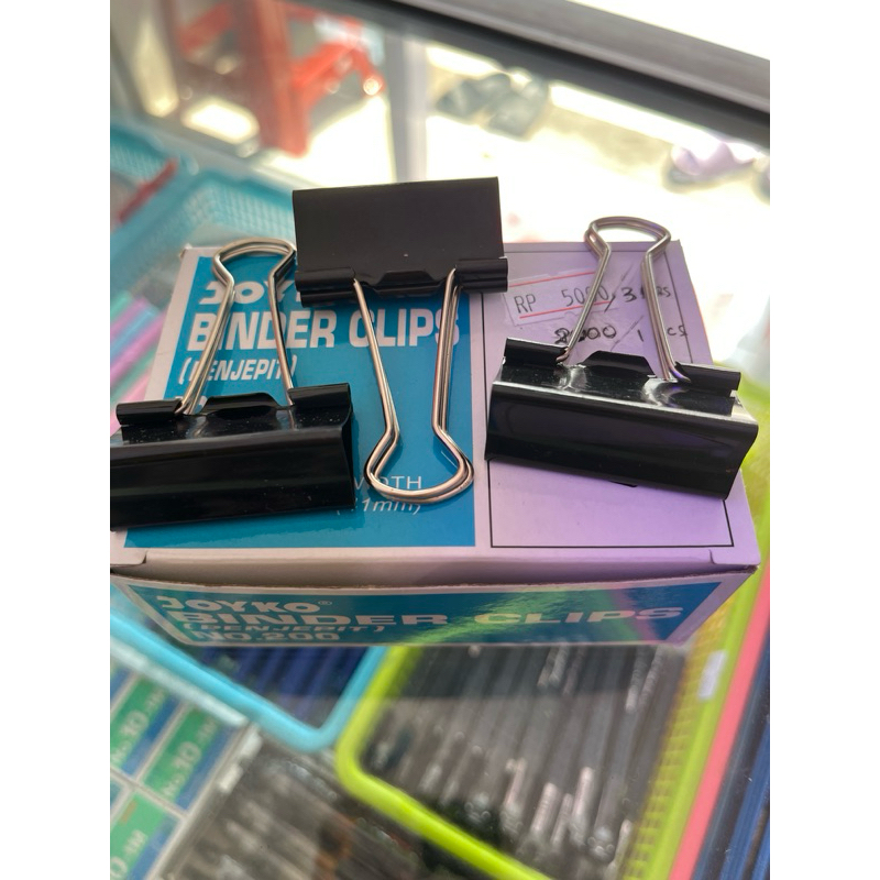 

Binder Clip JOYKO 1pcs Penjepit kertas joyko No 200