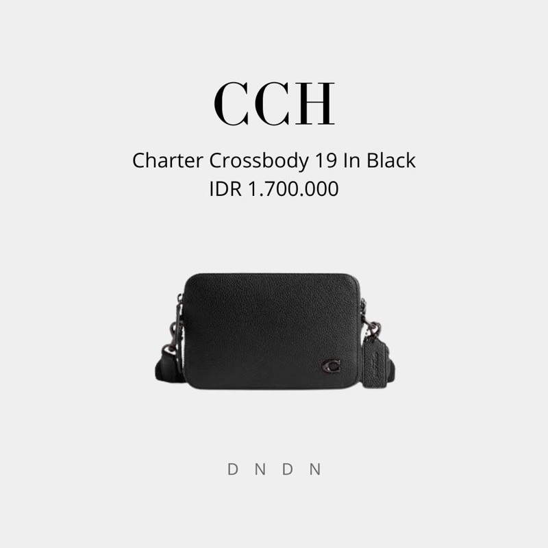Charter Crossbody 19 In Black