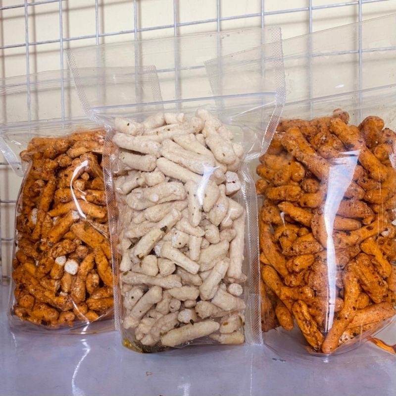 

Basreng Stik Daun Jeruk Rasa Original Pedas Extra Pedas Gurih Renyah 250gr