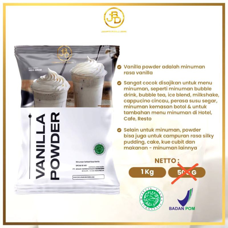 

Vanilla Powder Minuman Premium JBD Jakarta bubble drink