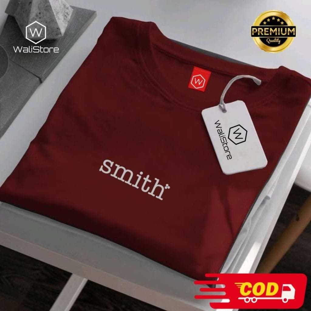 Big Sale | kaos house of smith Merah Maronn - Kaos Polos Pria  / baju kaos distro / kaos pria kekini
