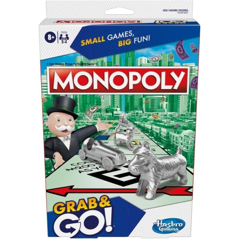 Monopoly Grab and Go Original Hasbro