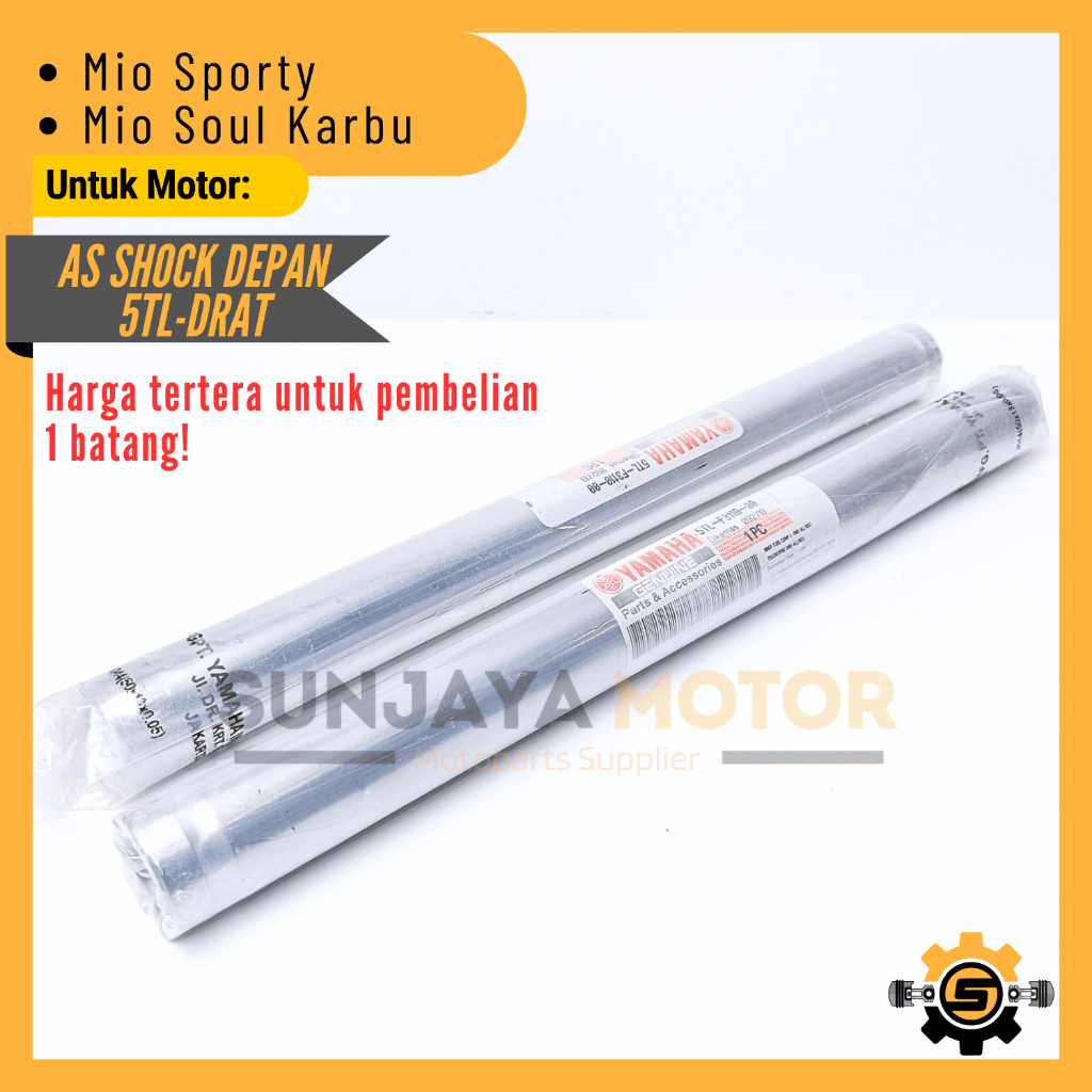 As Shock Depan Original Yamaha 5TL Pipa As Sok Mio Sporty Mio Soul Karbu Halu Halu As Bambu Skok Ori
