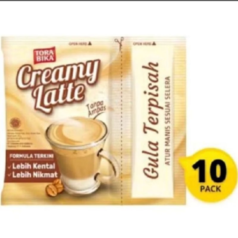 

TORA CREAMY LATTE ISI 10 PCS