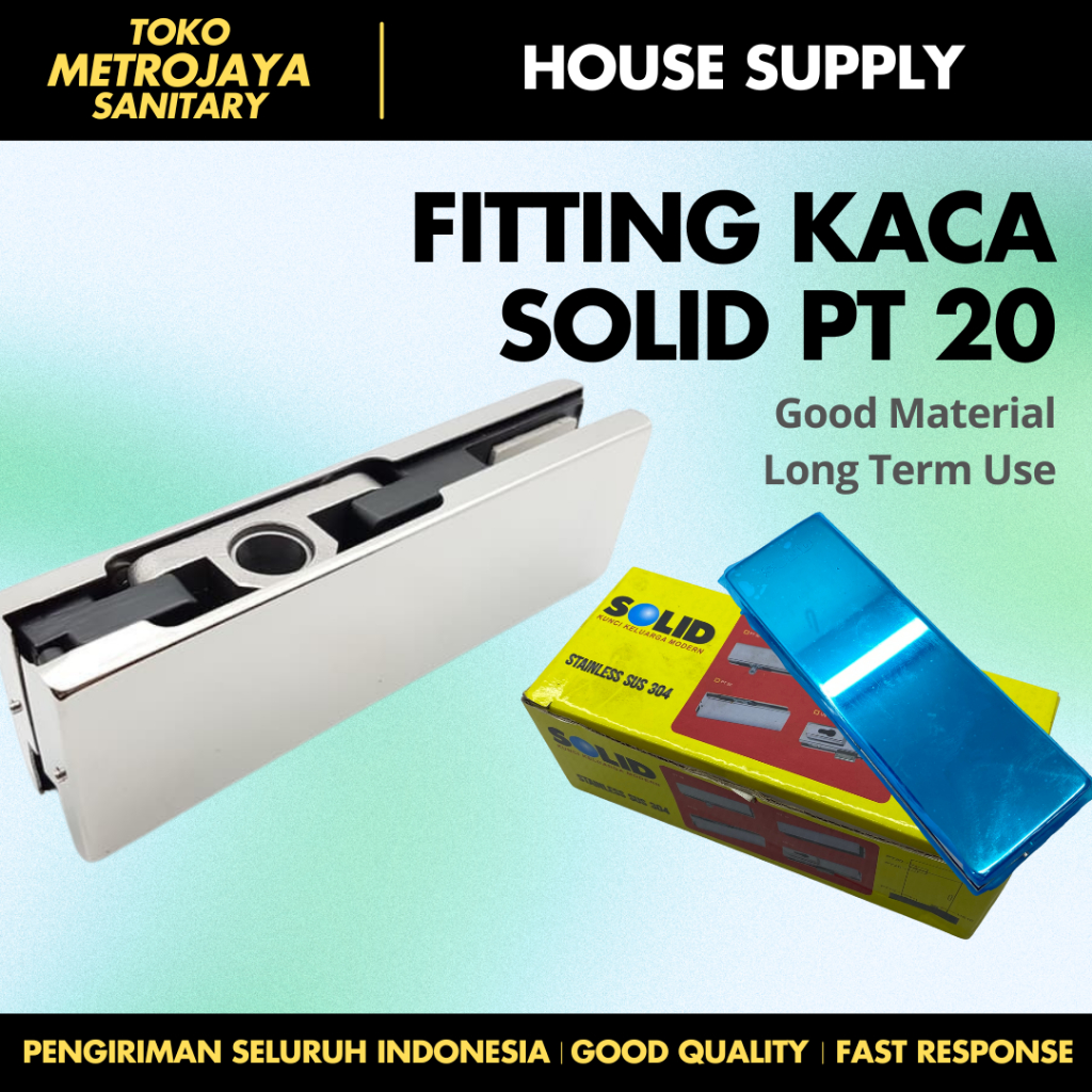 Fitting Kaca Solid PT 20