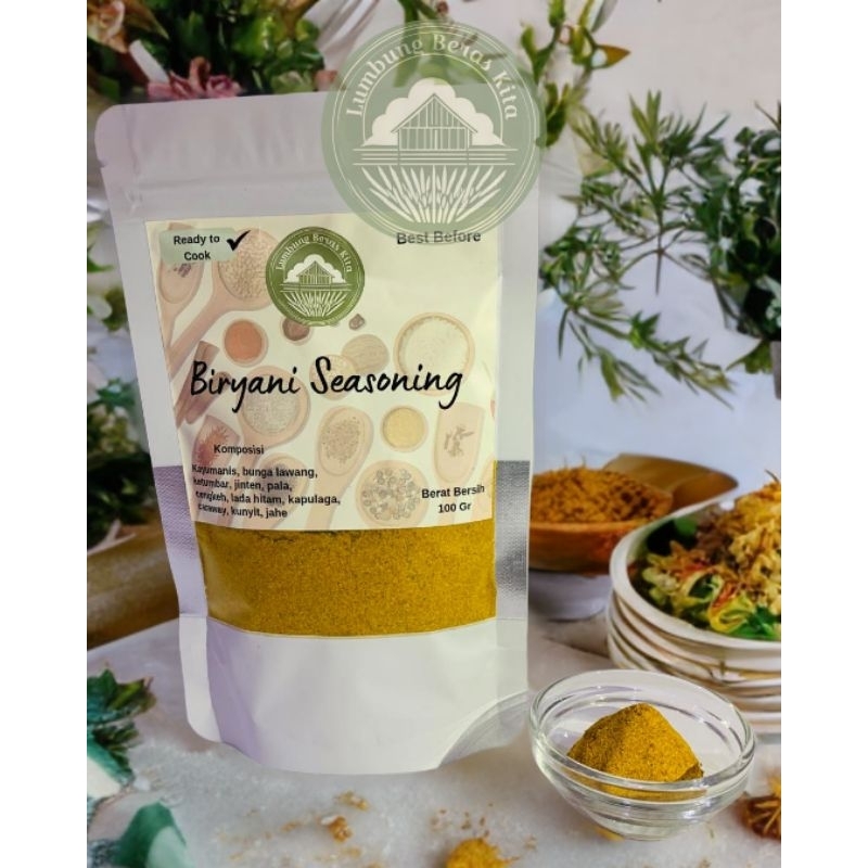 

LUMBUNG BERAS KITA Bumbu Biryani 100 gr Siap Masak Wangi Kaya Rempah