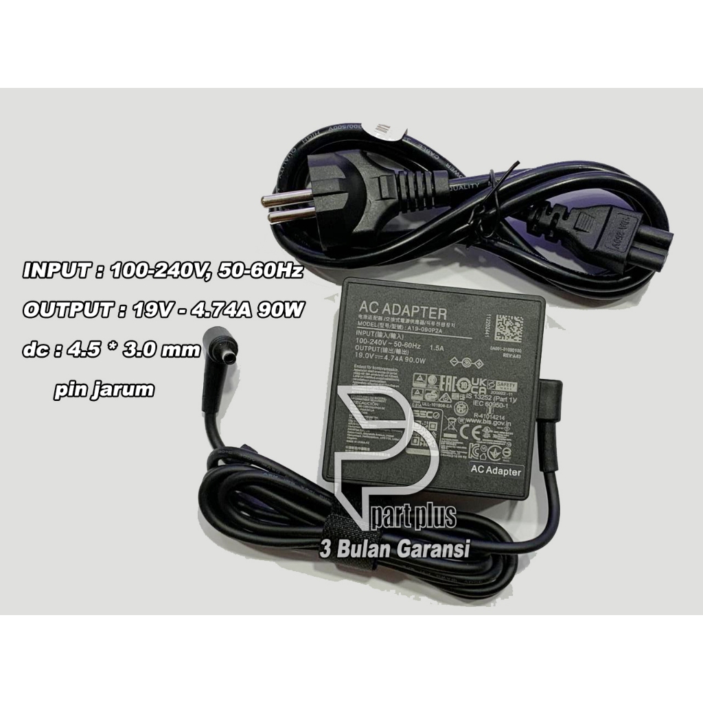 Adaptor Charger Asus VivoBook Pro 14X Oled M1403 M1403Q M1403QA 90W